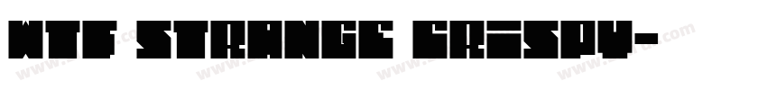 WTF strange crispy字体转换 WTF strange crispy字体转换